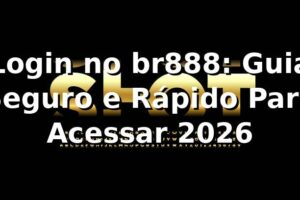 Login no br888: Guia Seguro e Rápido Para Acessar [2026] 🚀